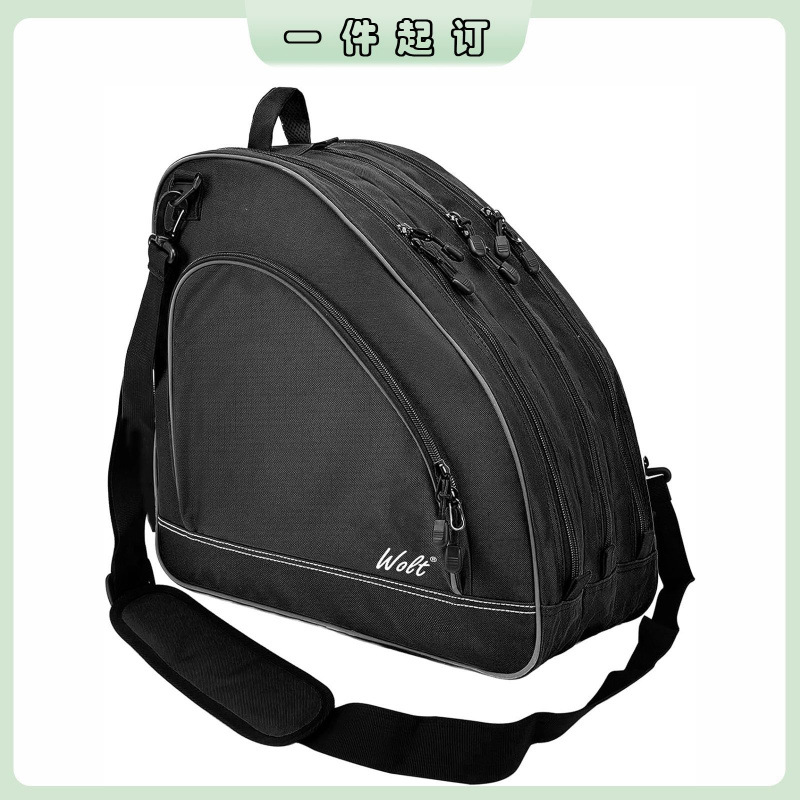 Wolt Roller Skating Bag, Inline Skating Bag, with Adjustable Shoulder Strap, Suitable for Teenagers and Adults