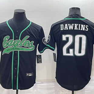 NEW RUGBY BASEBALL UNDERGY UNDERWEEK EAGLES 20#DAWKINS11#BROWN EMBROWN CARDIGAN UNDERWEEK