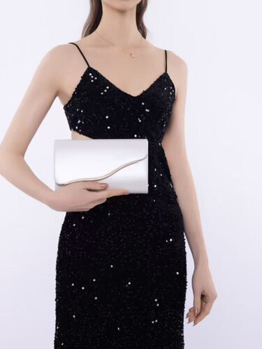 Fashionable and Luxurious Chain Bag for Cross-Border Ladies' Evening Banquet, Wedding, Party, Handbag, Amazon Exclusive Supply