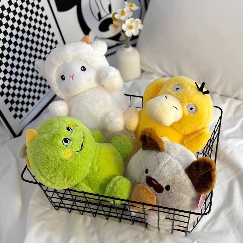 Peluche de 25 cm para máquina de agarre, muñeco suave ideal para regalos o eventos.