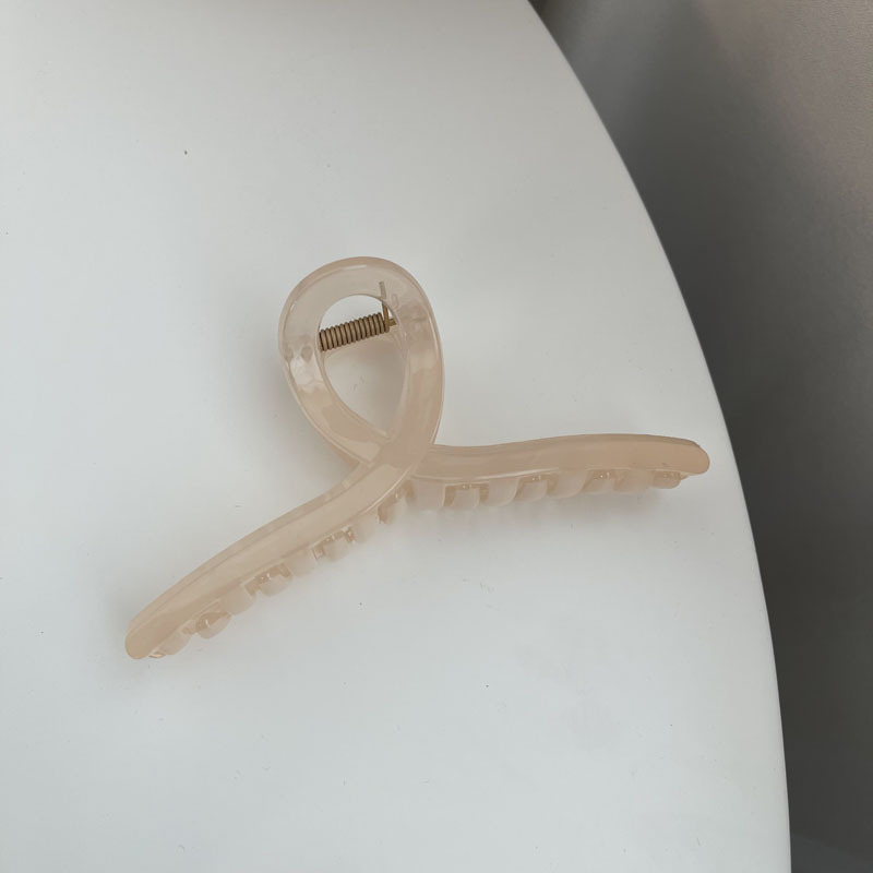 Clip de cabello de alta calidad para mujeres cabeza de plástico detrás de cabello de cabello de gran tamaño raspado de cabello de tiburón al por mayor image 10
