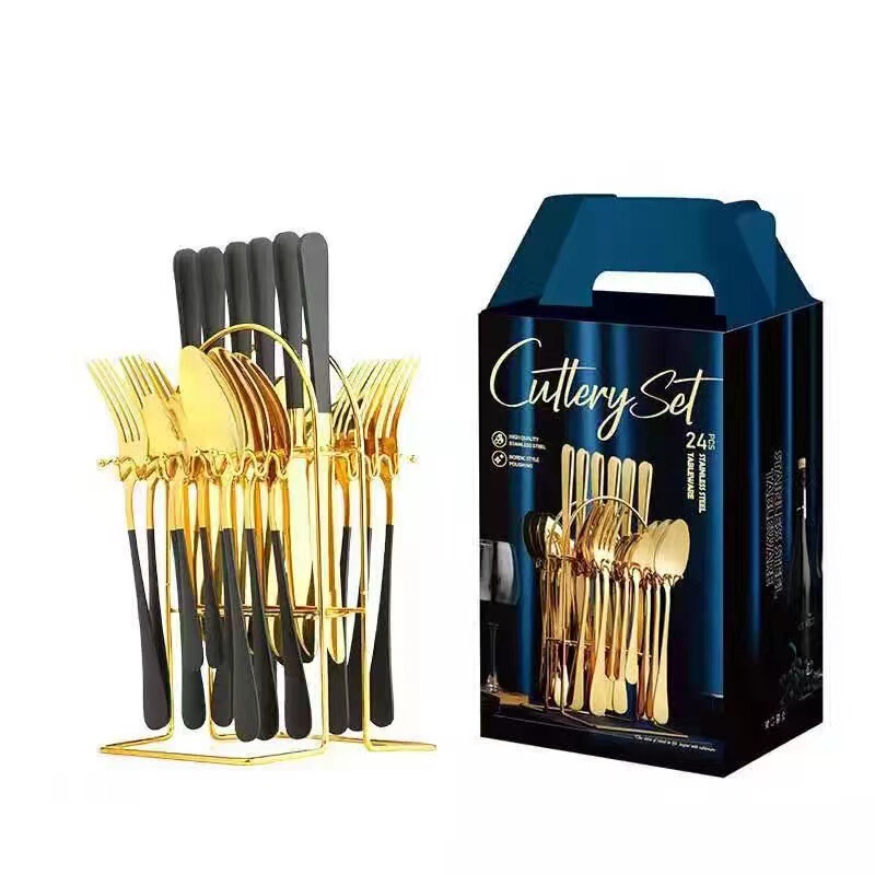 Amazon Stainless Steel Knife, Fork, and Spoon Set, Thickened 1010 Cutlery Gift Box, 24-Piece Set, Export Western-Style Knife, Fork, and Spoon Set Amazon Stainless Steel Knife, Fork, and Spoon Set, Thickened 1010 Cutlery Gift Box, 24-Piece Set, Export Western-Style Knife, Fork, and Spoon Set