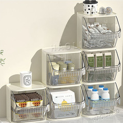 Stackable tea bag storage box, transparent wall-mounted capsule coffee storage box, tea room bar snack storage box