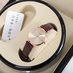 瑞詩凱玥滿天星氣質女表超薄皮帶款高顏值時尚百搭石英女士手錶