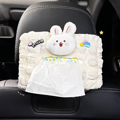 accessory for women, Car tissue box/set - no-specifications-little-bunny-puff-tissue-box