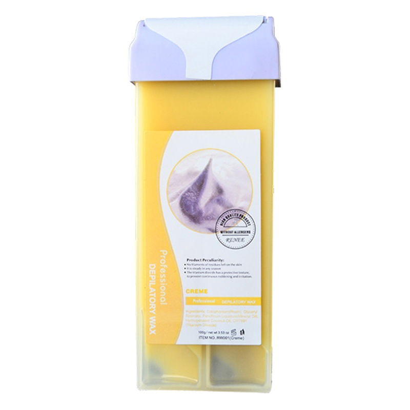 Factory 100g Depilatory Wax block portable wax therapy machine mini hot wax machine Depilatory Wax strip multi-color optional cross-border foreign trade