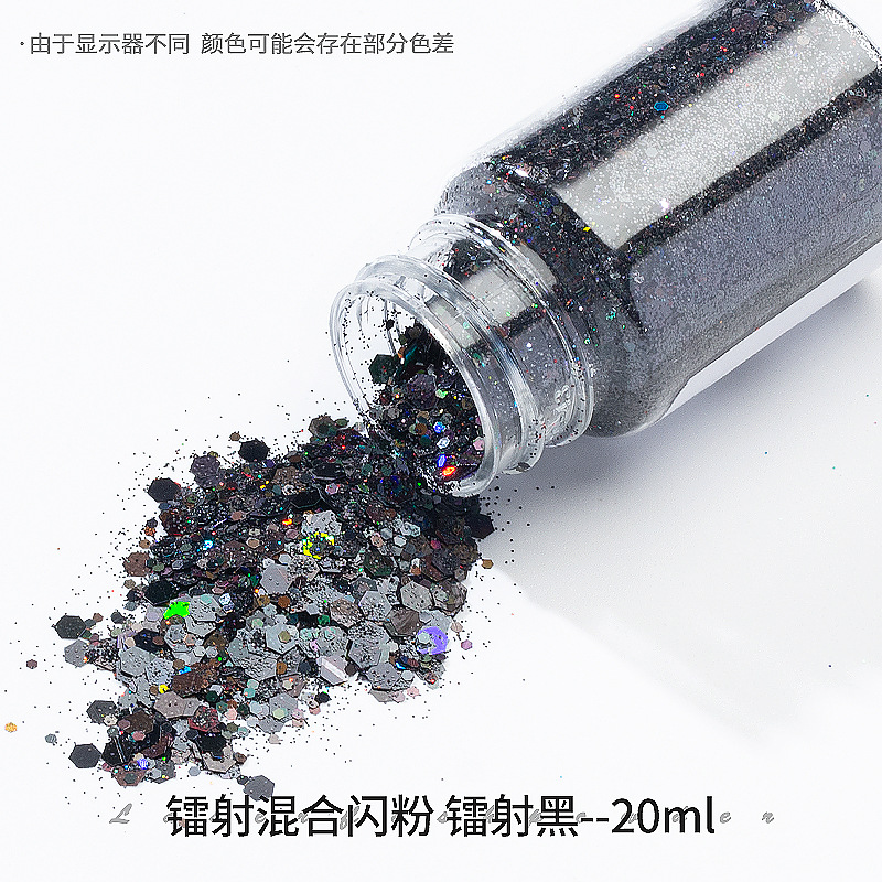 polvo brillante DIY material sequinilla goteo AB molde resina UV aceite Mahjong relleno joyas auriculares ilusión