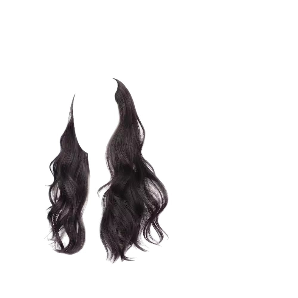 Extensión de Cabello Ondulado Invisible de Una Pieza de Fibra Sintética de Alta Temperatura para Mujeres