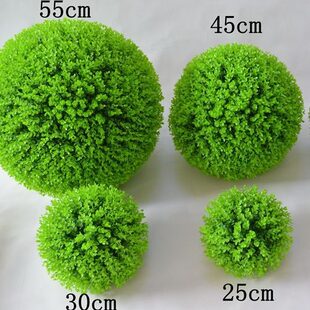 Simulated plant processing Milan ball green plant decoration ceiling plastic fake flower mall opening window eucalyptus grass ball