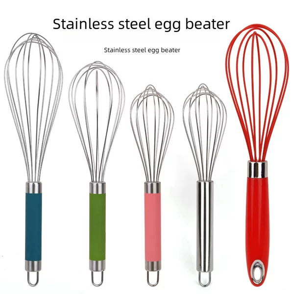 Manual Egg Beater Stainless Steel Multi-use Cream Egg White Beater Hand Blender Kitchen Baking Gadget