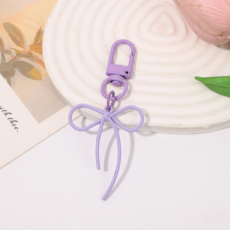 Neu Ins Stil Exquisite Runaway Prinzessin Band Bogen Keychain Student Rucksack_voghion.com