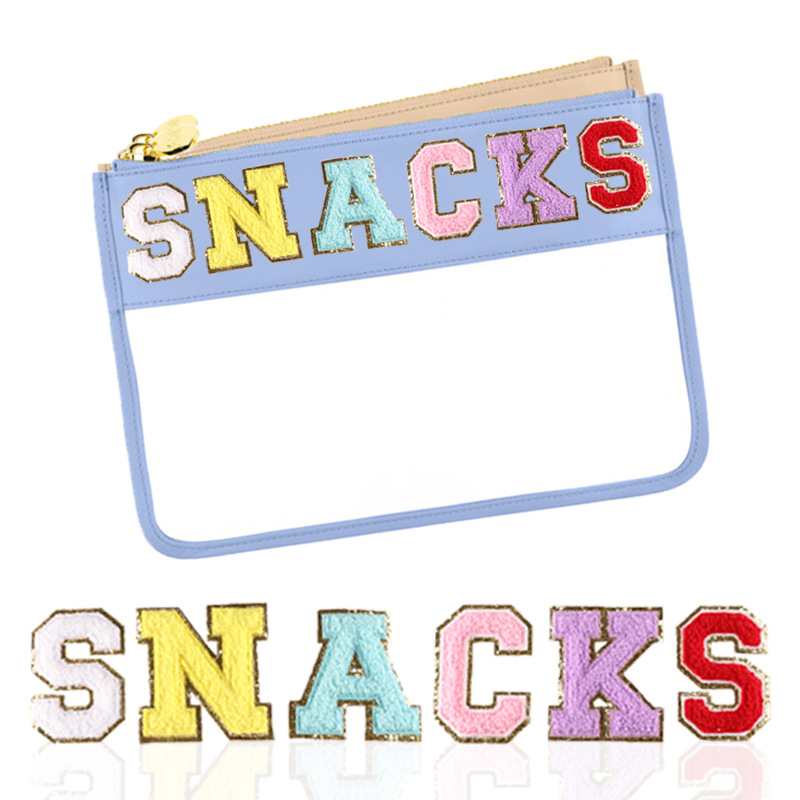 电脑绣花标英文字母金边雪尼尔毛巾绣徽章贴服装辅料装饰刺绣布贴