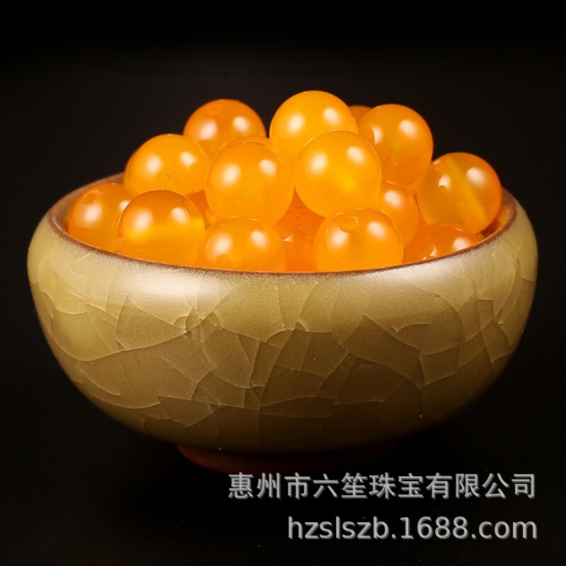 天然紅瑪瑙散珠白赤黒緑黄円珠半製品ビーズdiyアクセサリーメーカー卸売り|undefined