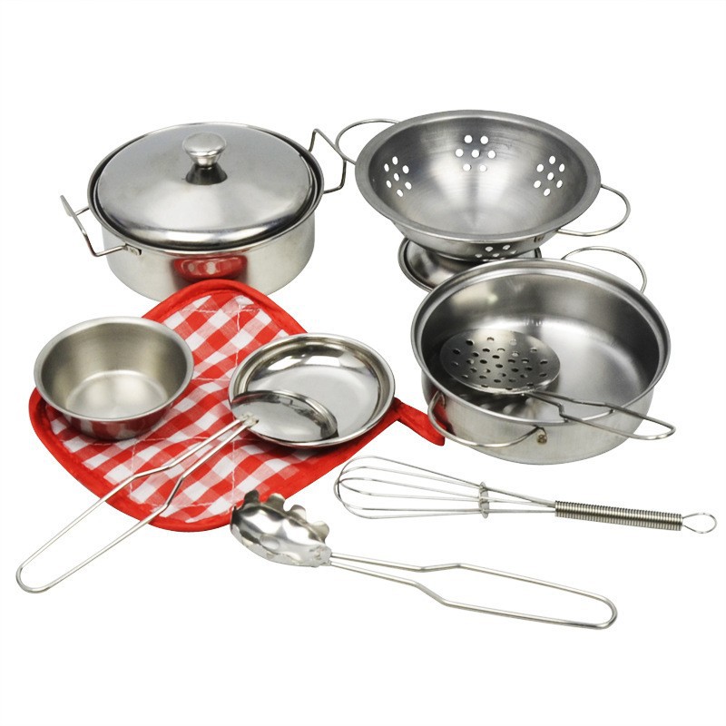 children's realistic tableware stainless steel