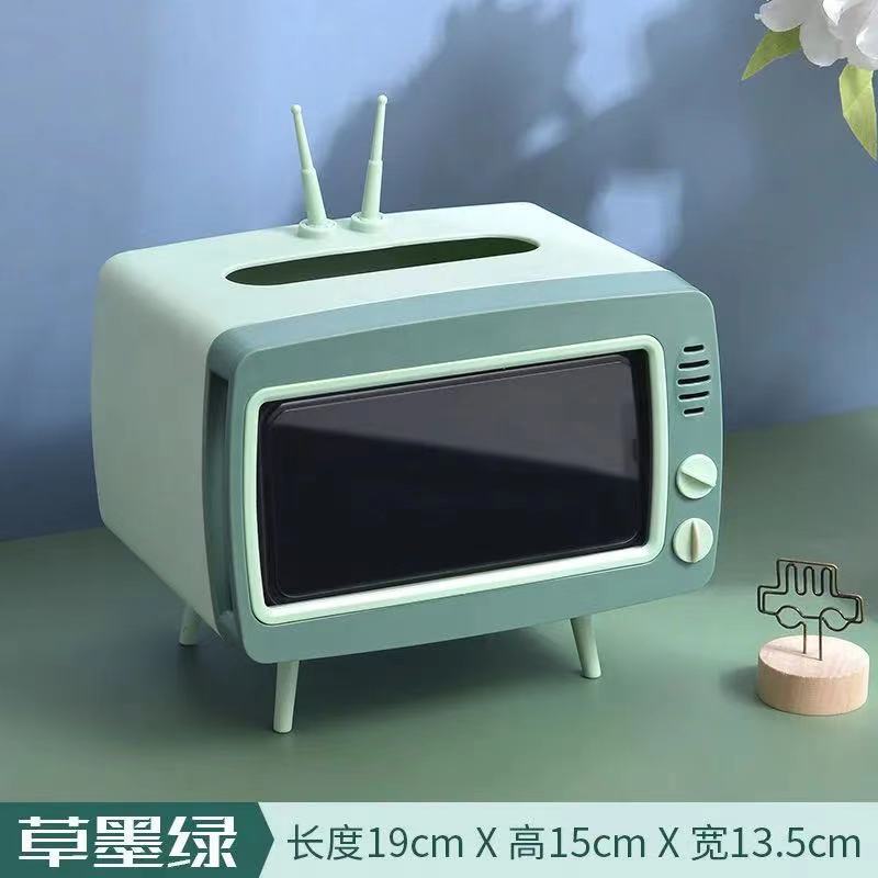 Caja de pañuelos para el hogar sala de estar mesa de café TV soporte para teléfono móvil Nórdico creativo lindo simple caja de pañuelos de almacenamiento