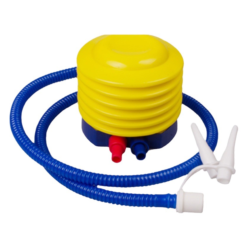 Supply foot air pump 10cm with packaging small volume compression Portable pedal air pump plastic air pump