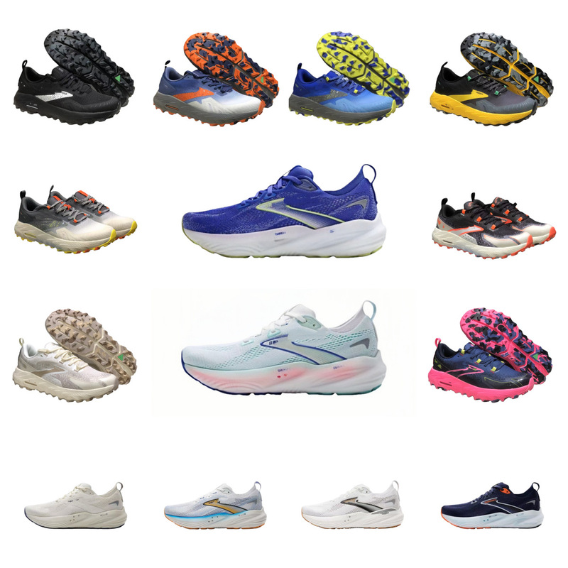 Putian Shoes Brooks Glycerin 22Nd Generation, 17Th Generation, 18Th Generation Soft and Comfortable Running Shoes for Men and Women