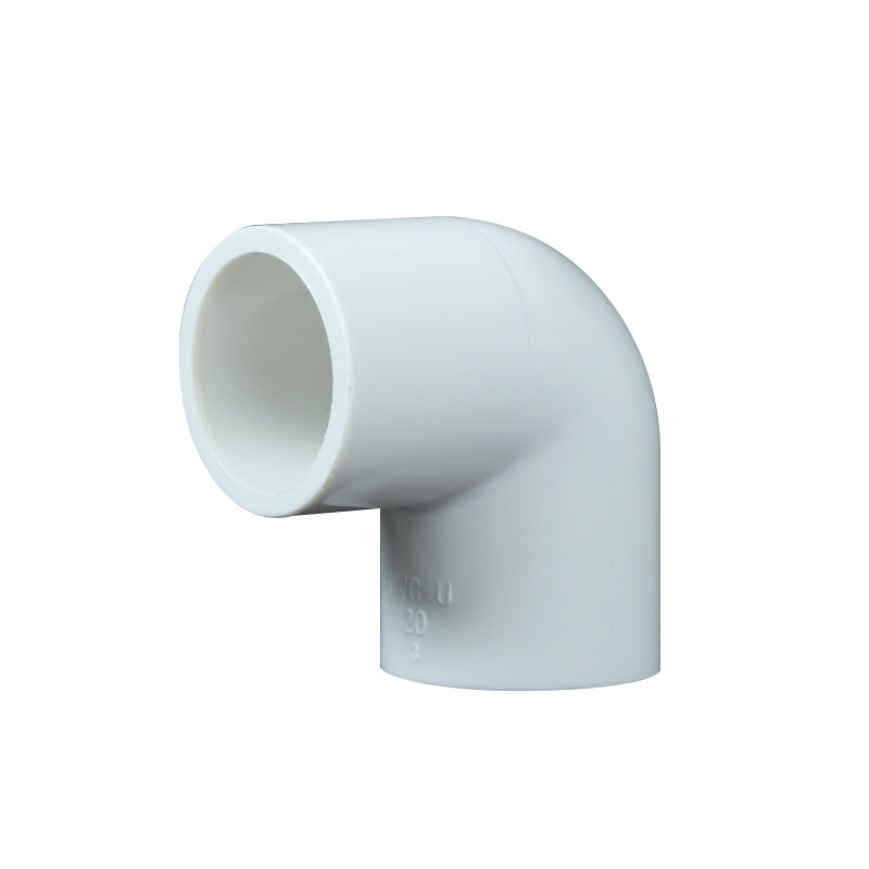 Codo de pvc, suministro de agua de 90 grados, junta de ángulo recto 16-315, curva pequeña, medio curva, accesorios de tubería de suministro de agua de plástico, accesorios de viscosa