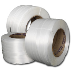 Polyester Flexible Fiber Packing Belt Hand Tying Strapping Band Container Shipping Plastic Packaging Belt
