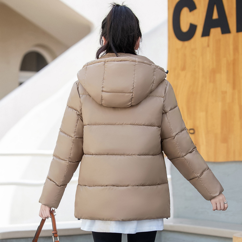 2023 ropa de algodón femenina de invierno coreano de algodón 2023 nuevo tipo de ropa de pan grueso pequeño chaqueta de algodón suelta coreana image 5