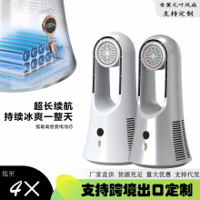 新款无叶电风扇空气循环扇家用台式香薰电扇卧室强力大风力台扇