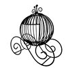 Factory straight European -style iron wedding props pumpkin car swing creative metal craft wedding desktop decoration