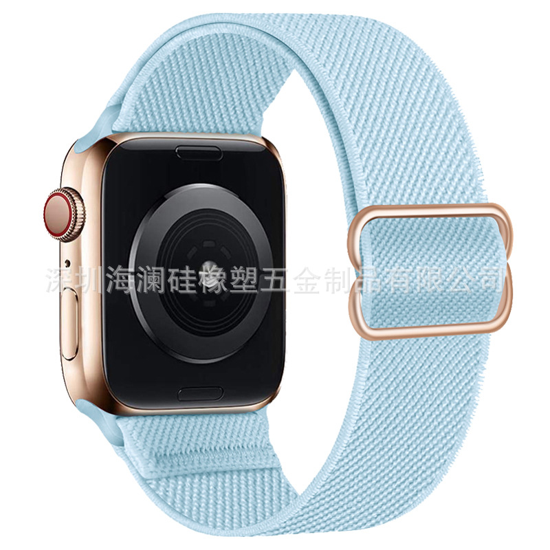 Adecuado para Apple correa de reloj iwatch8 Apple correa de reloj hebilla elástica correa de reloj de nylon