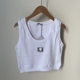 Summer New L Family Thread Embroidered LOGO Comfortable Breathable Street Casual All-match Sexy Vest/Sling