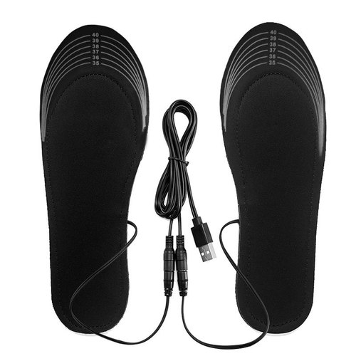 Heatable USB Foot Warmer Insoles Electric Heated Insoles Cold Preventing Warm Foot Insoles for Walking Men and Women