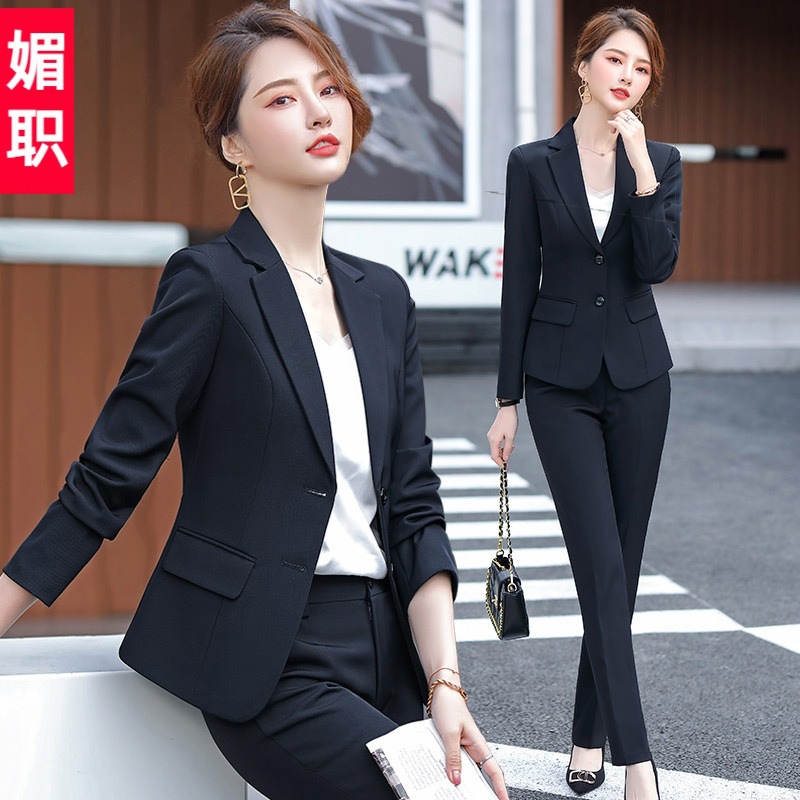 Jewelry Store Suit Suit Women's Work Clothes Professional Wear Student Teacher Formal Wear Hotel Interview Small Suit Work Clothes
