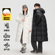 冬季新款情侣羽绒服二开休闲长款过膝韩版潮流面包服外套批发男装