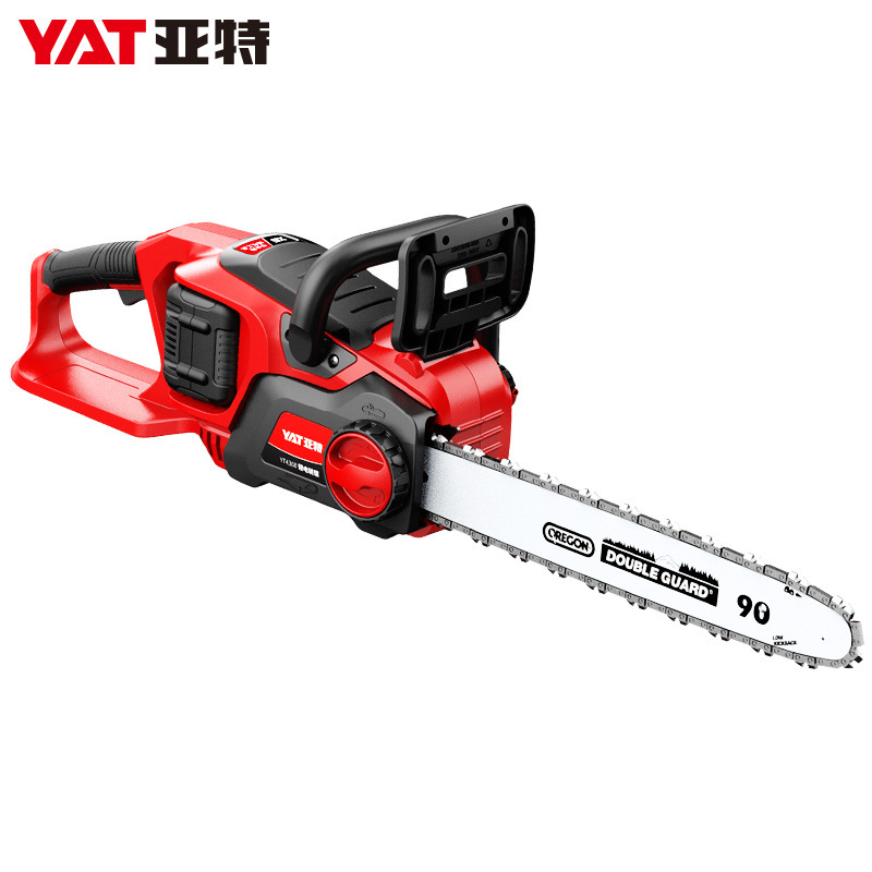 亚特YT4368电动伐木锯 无刷锂电锯充电式电链锯大功率手持链条锯