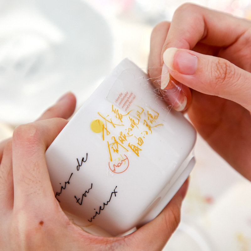 Papel Sr. Transferencia de la serie de cartas de la isla Inswind Transferencia de texto de la cuenta de mano Decoración de materiales paisajísticos