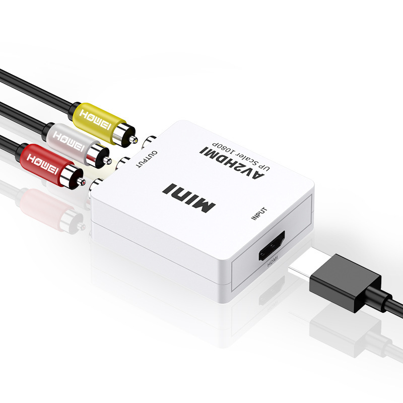 クロスボーダーhdmi変換avホワイトボックスシリーズhdmi/vga/av変換器ビデオ信号プラグ中継線|undefined