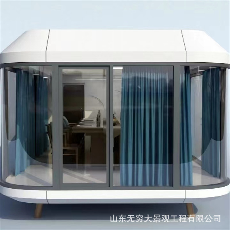 Contenedor B & B Cabina de manzana B & B acampar al aire libre viviendo en cuajo Red B & B cabina cuadrada lugar escénico recepción turística