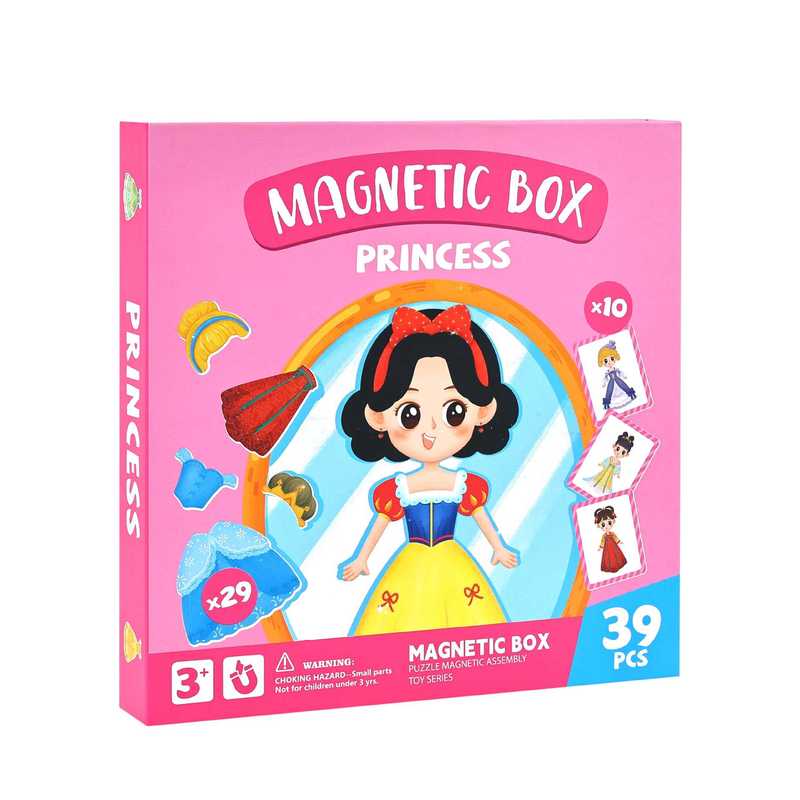 クロスボーダー磁気着せ替えステッカー DIY 子供のおもちゃ箱キャラクター顔変更 3-6 歳早期教育着替え磁気パズルゲーム|undefined