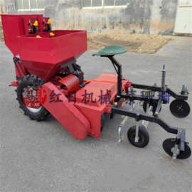 土豆起垄覆膜种植一体机洋芋土豆地瓜播种机马铃薯播种机图片单垄