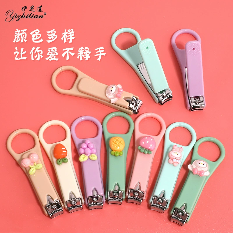 Карандаш-перрил nail clipper для детей, милый инструмент маникюра, случайный цвет, оптом в упаковке OPP (0.037 кг)