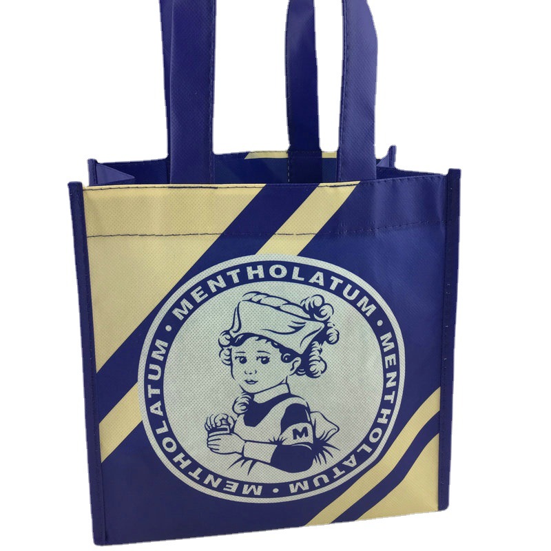 不织布覆膜袋立体彩印手提腹膜无纺布袋立体复膜袋厂可印LOGO