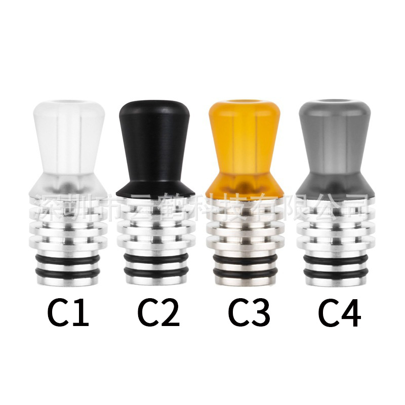 510 largo acero inoxidable + POM PEI plástico acrílico paja goteo sola punta ABCD