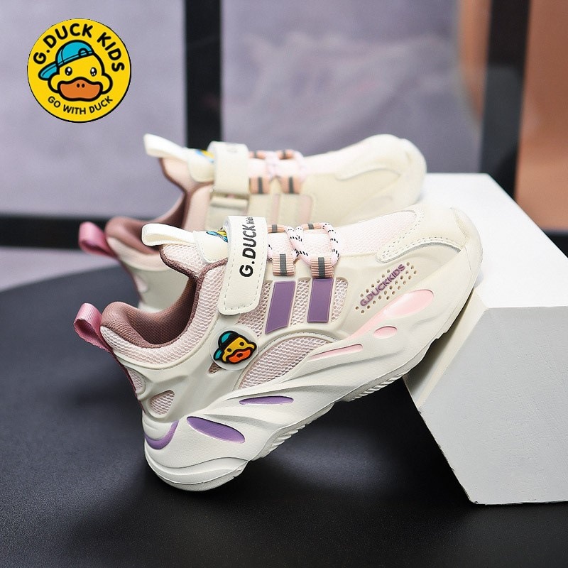 Zapatos para niños de pato amarillo primavera 2024 nuevos zapatos de malla para niños zapatos deportivos para niños zapatos para niños