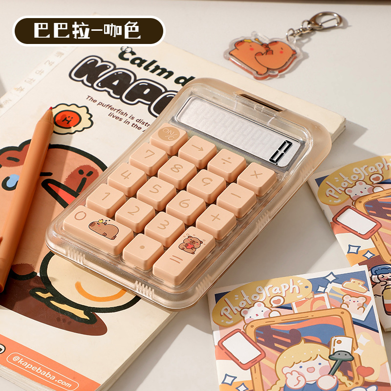 Calculadora de alta gama para uso de oficina, bonita calculadora de dopamina para estudiantes de informática, calculadora de contabilidad con logo impreso.