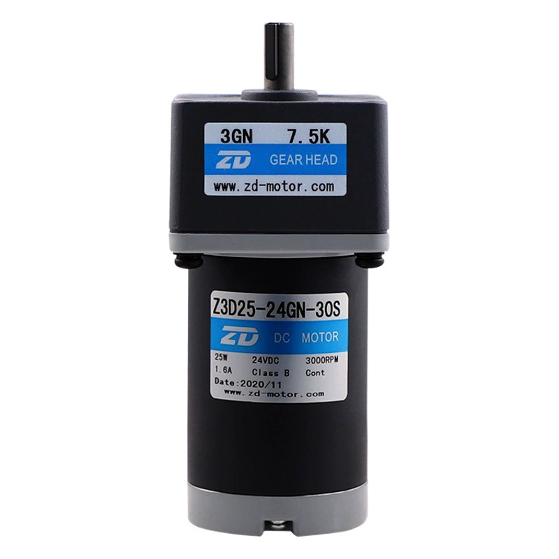 Zhongda Motor Micro DC Щеточный мотор 6 Вт ~ 300 Вт Двигатель DC12V ~ 220V Коробка передач