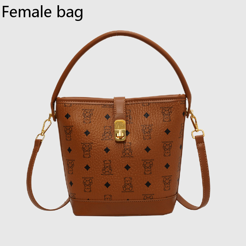 Borsa a secchiello donna grande borsa a spalla da lavoro versatile_voghion.com