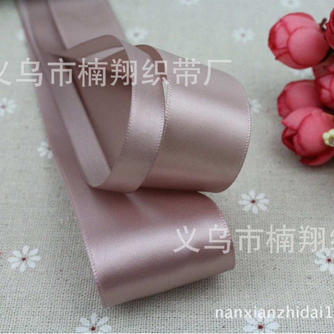 Manufacturer supplies wedding encrypted single-sided satin ribbon…