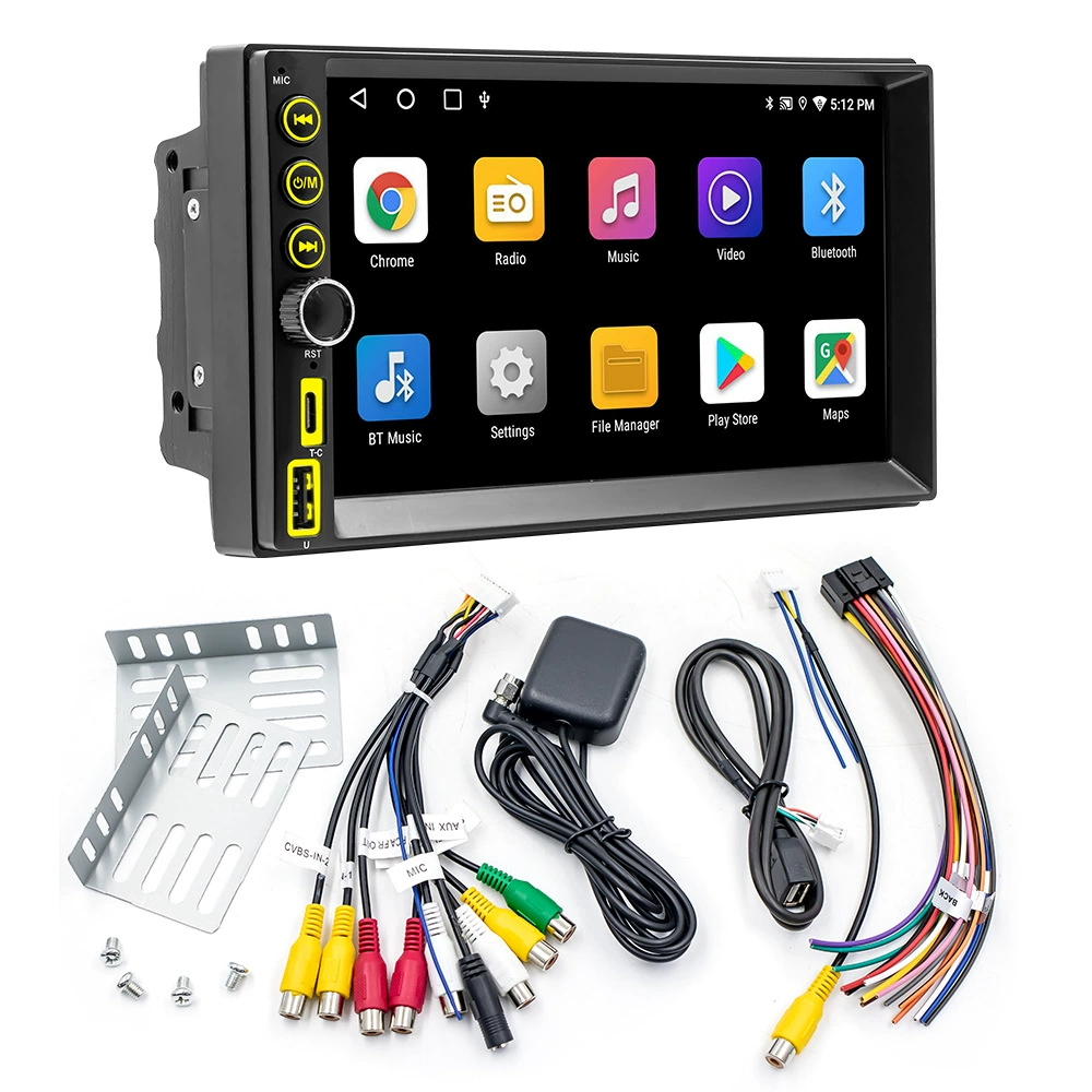 Граница 7-дюймов Hengchen 8163 автомобильная Android навигация беспроводной carplay мультимедиа автомобиль Bluetooth радиоу