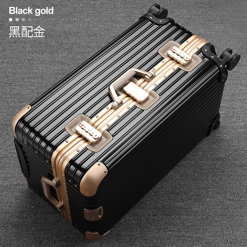 Equipaje caja de carro de gran capacidad Caja de marco de aluminio de gran tamaño caja de contraseña de envío caja de equipaje bolsa grande caja de 28 pulgadas 60