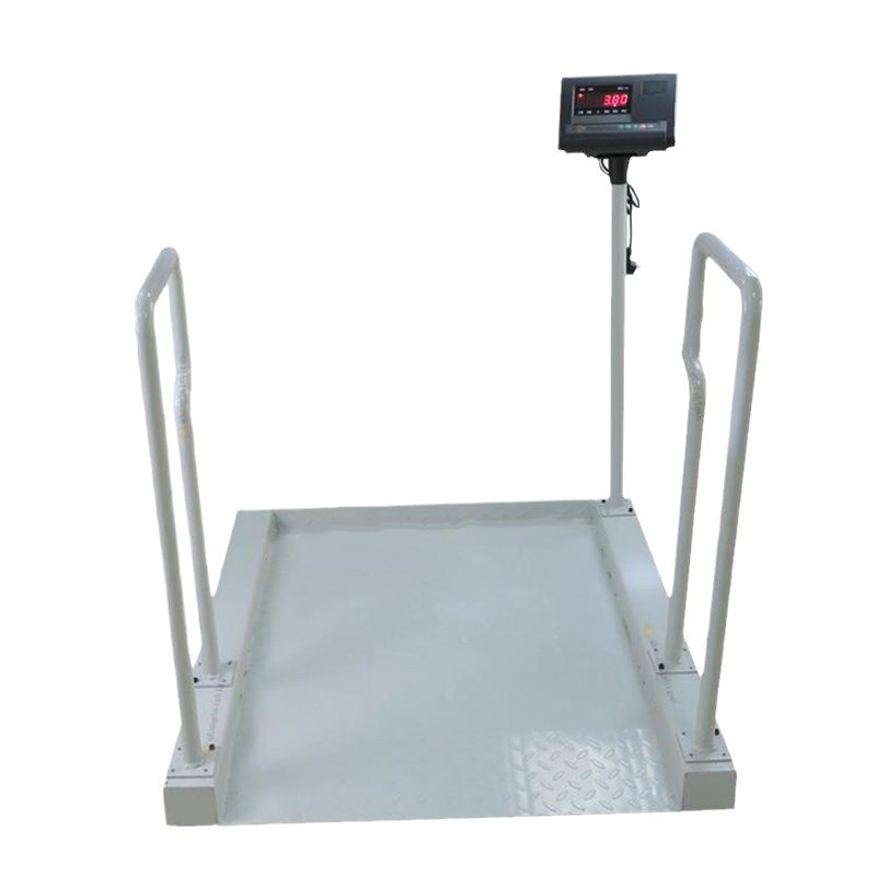 Wheelchair Scale with Ramp 150kg Patient Weighing Special Equipment Functional Optional Wheelchair Platform Floor Scale