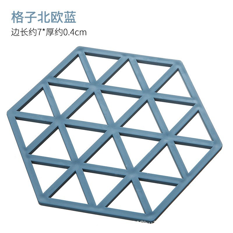 Mesa de comedor de silicona estera de aislamiento hueco sala de estar taza de té taza estera cocina cazuela tazón de placa estera nórdico anti-escaldado mat