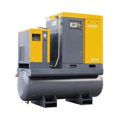 Permanent Magnet Variable Frequency Screw Air Compressor 5.5-15Kw High-Efficiency Energy-Saving Integrated Silent Compressor Source Manufacturer (Hava kompressorları)